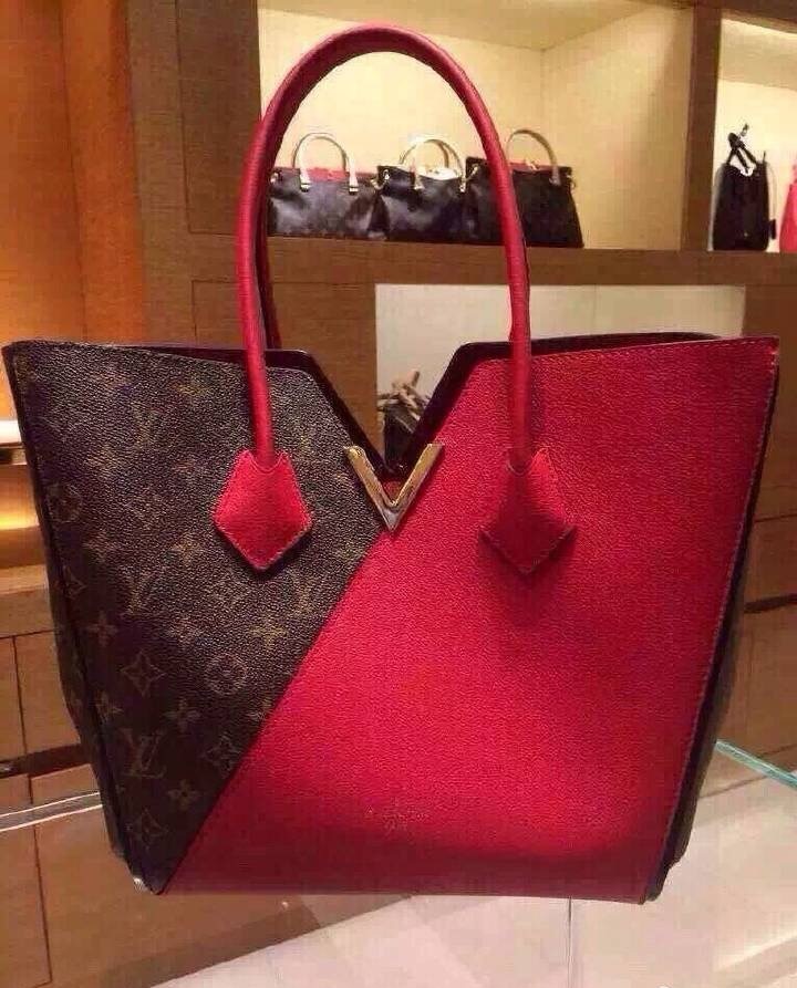 Authentic Louis Vuitton Monogram Kimono Tote Bag M40459 cherry